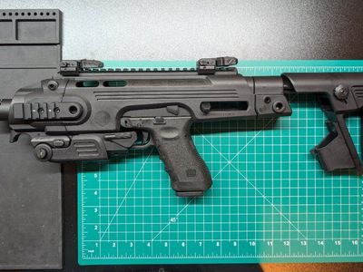 Airsoft CAA Airsoft Roni Carbine Kit with Elite Force Fully Licensed GLOCK 17 Gen.3