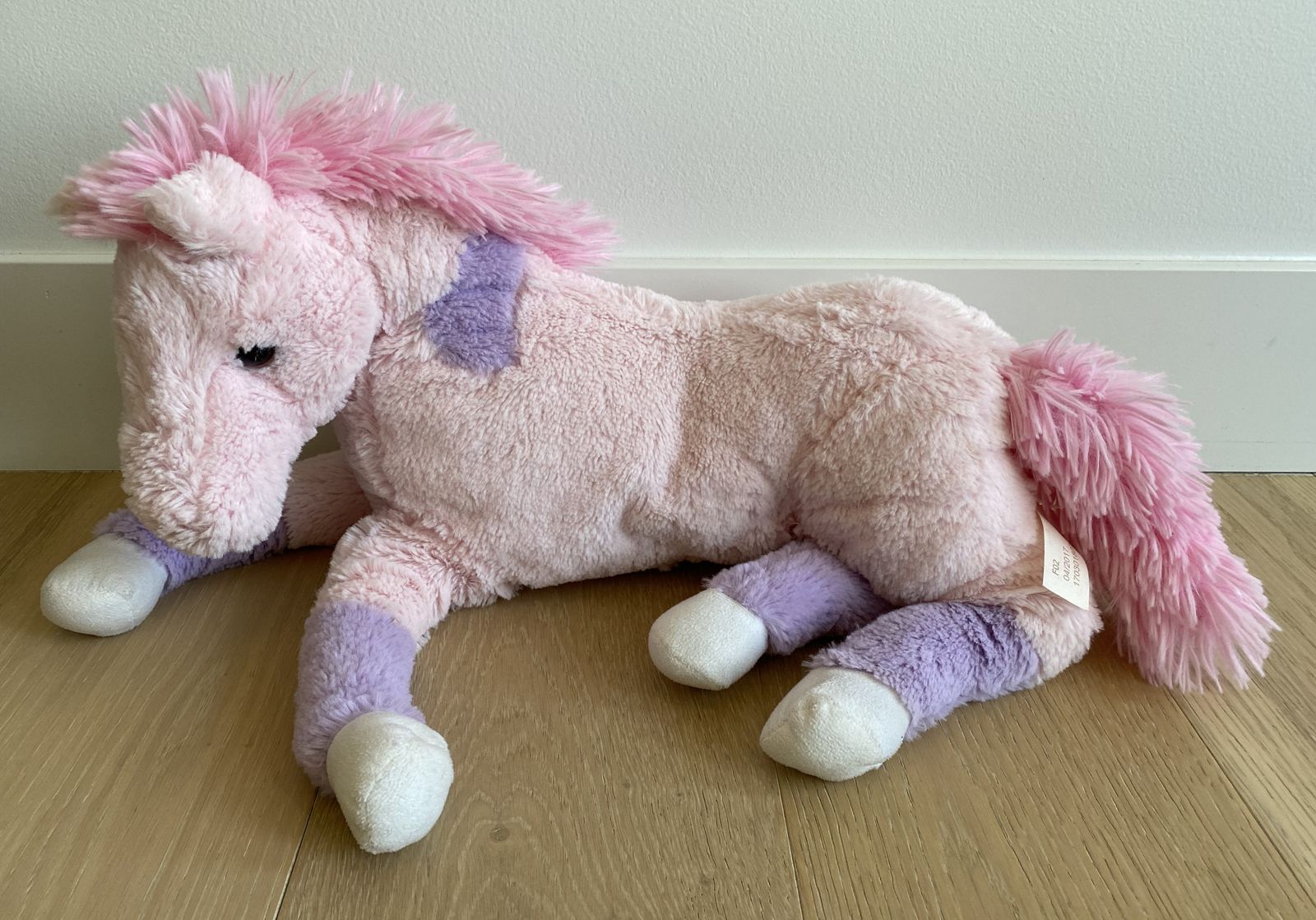 Horse Stuffed Animal, Pink & Purple
