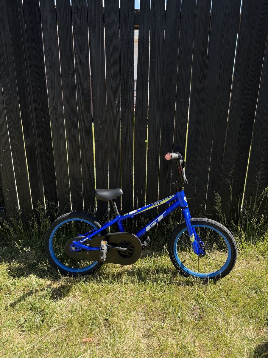 GT Kids Blue BMX Bike - Great for Young Riders