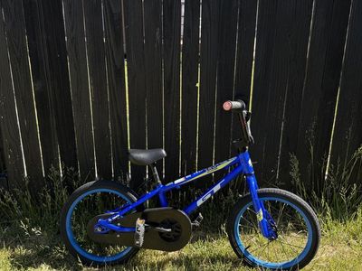 GT Kids Blue BMX Bike - Great for Young Riders