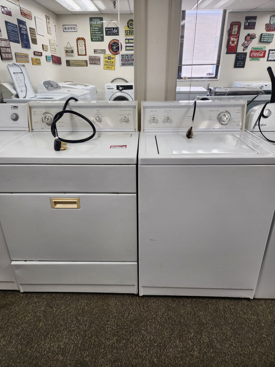 Kenmore White Top-Load Washer & Dryer Set - Heavy Duty, Large Capacity