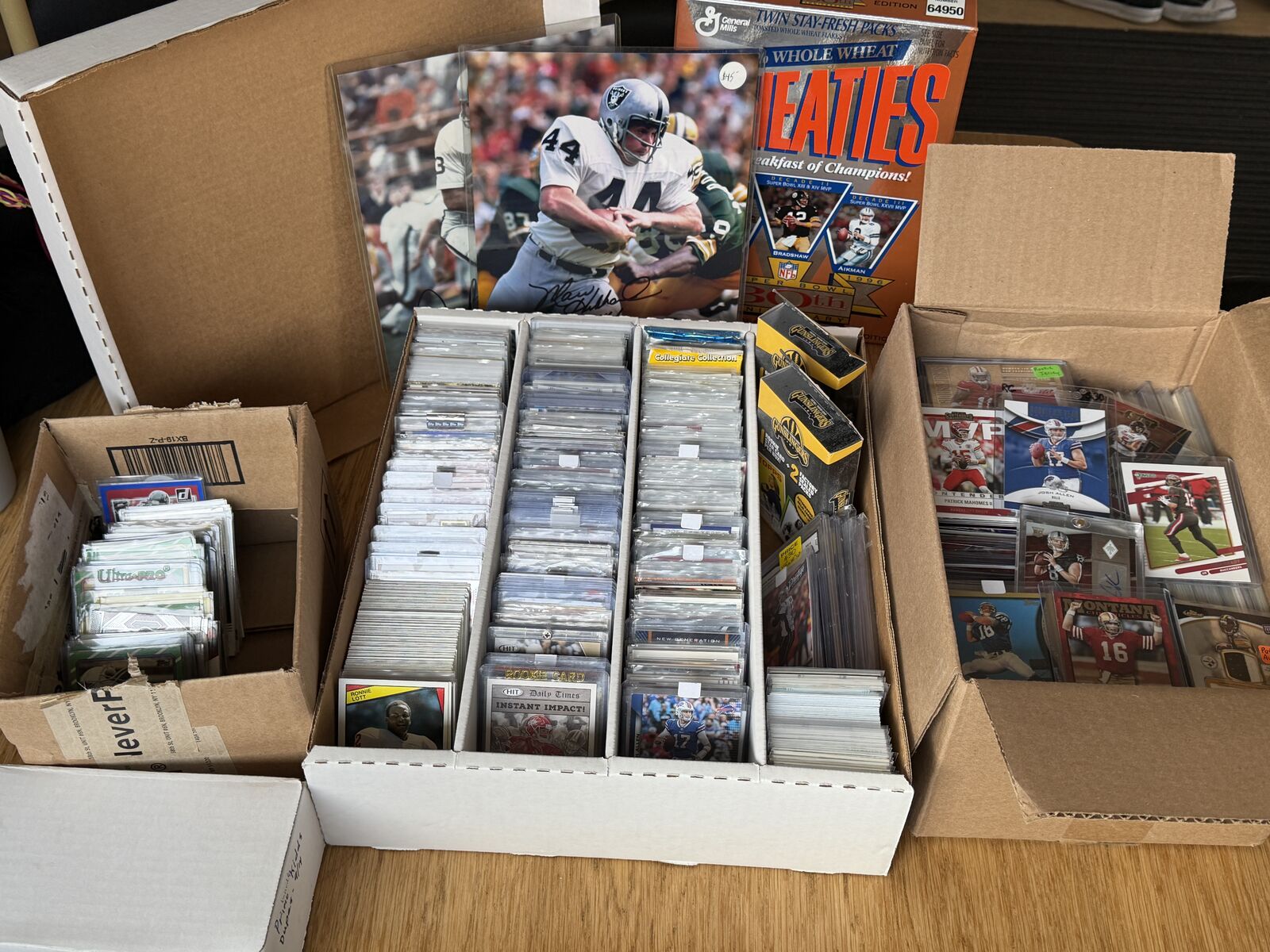 Football card collection. Vintage, Autographs and more