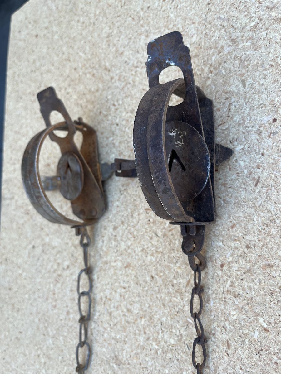 Vintage and Rustic - Matching Set of Small Animal Traps- Great Display Items