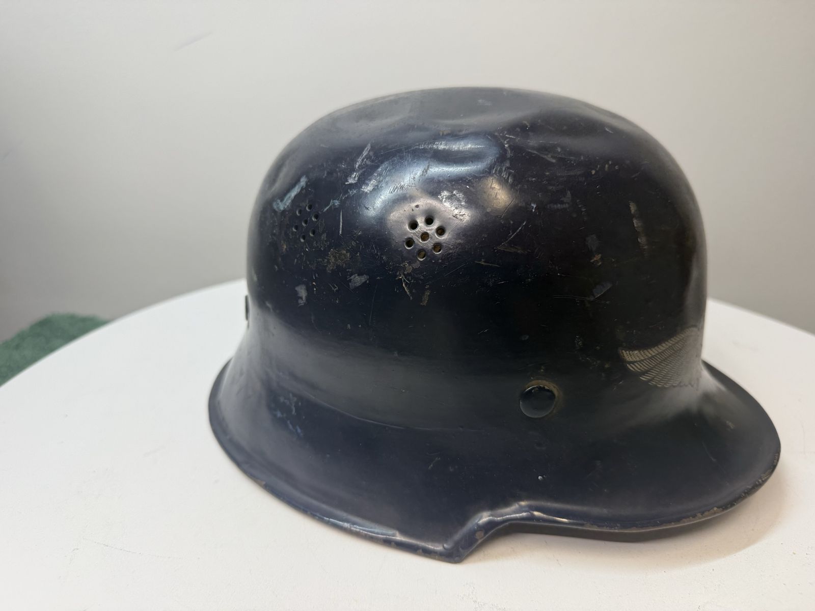 German Luftschutz Helmet - Historical Piece - World War 2 - WW2 - WWII