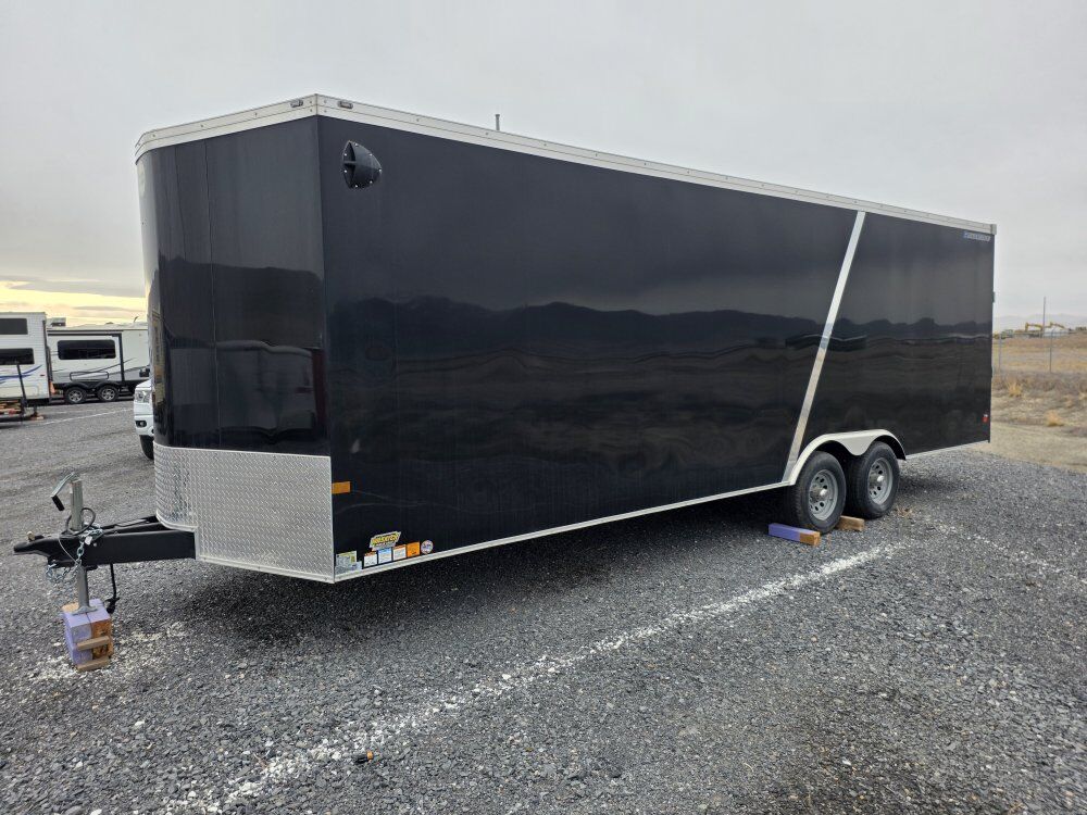2025 Enclosed 24x8.5 car hauler utility trailer