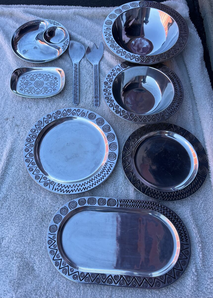 Pewter Serving Set