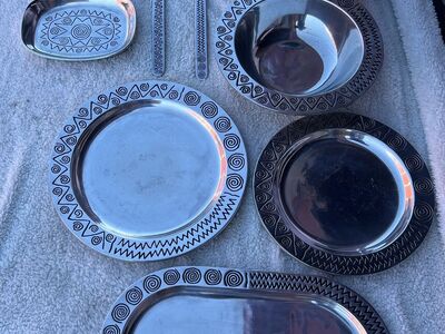 Pewter Serving Set