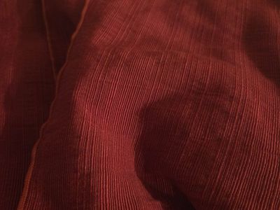 Red Textured Fabric Material / table cloth 64x108