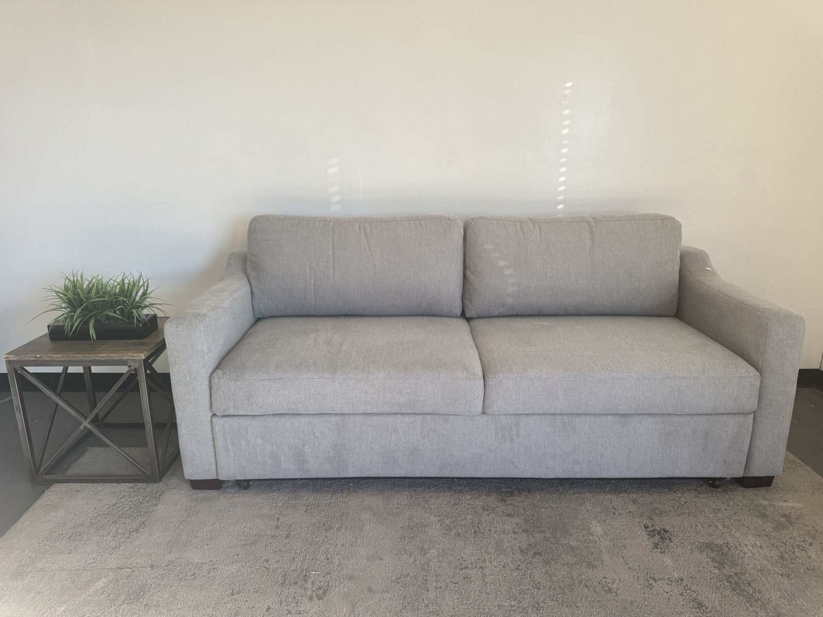 NEW COSTCO GRAY CODDLE SLEEPER SOFA COUCH