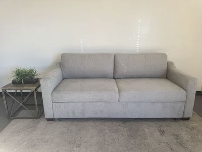 NEW COSTCO GRAY CODDLE SLEEPER SOFA COUCH