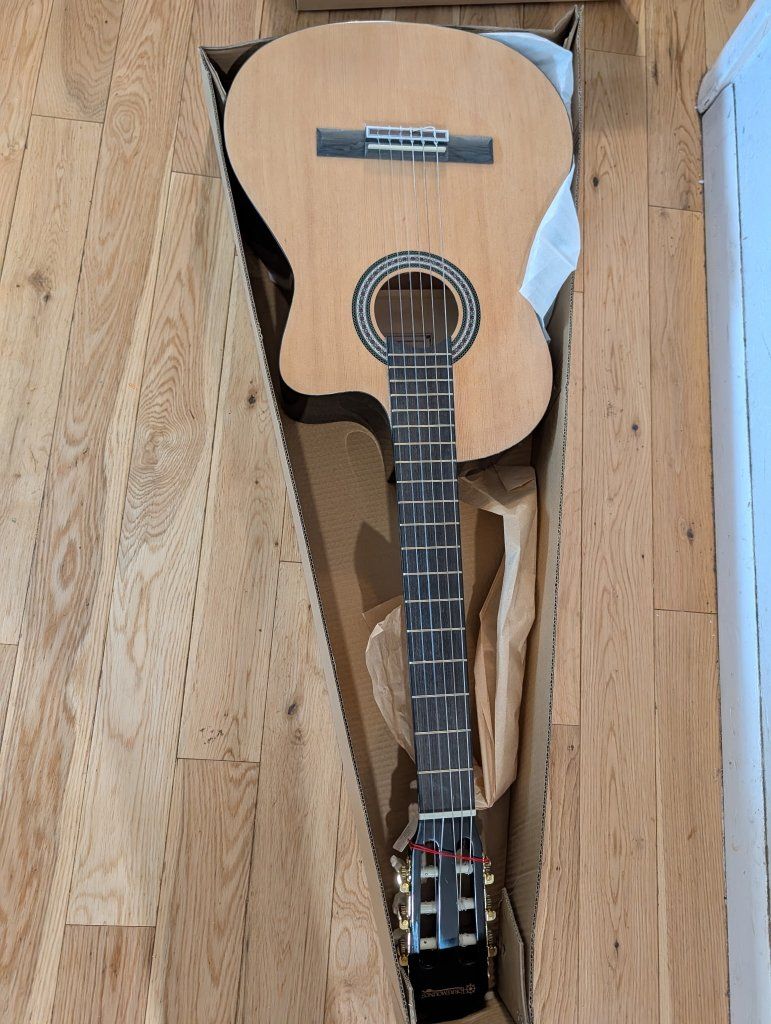 Sheffield Acoustic-Electric Concert Guitar with EQ-7545R Preamp