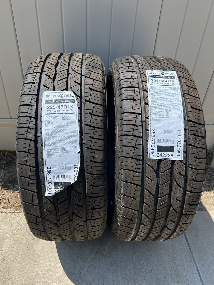 225/40r18 Kelly Touring a/s *new pair*