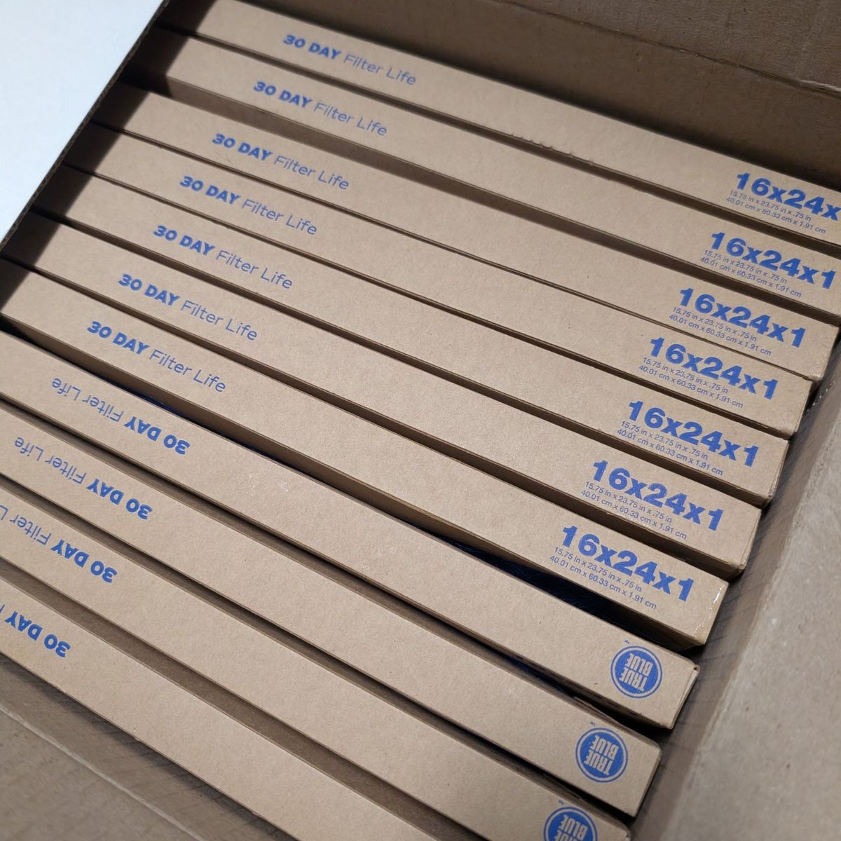 Furnace Air Filters - 16x24x1 (Box of 11)