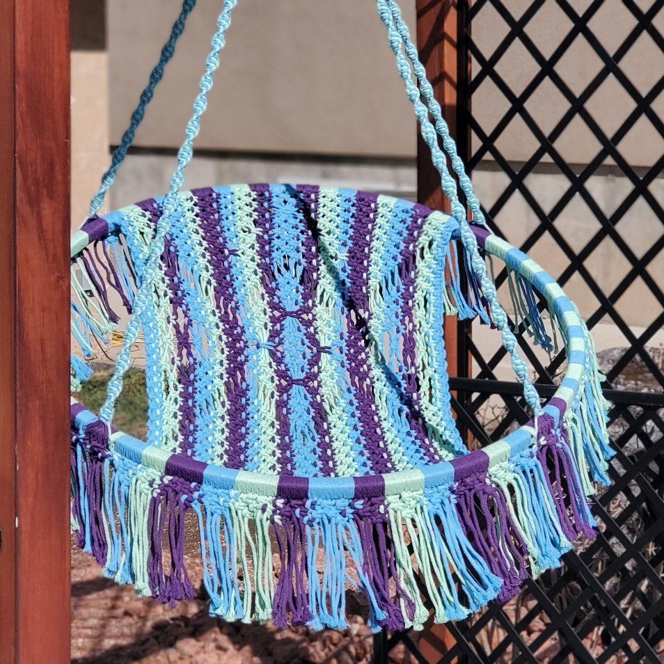 Handmade Macramé Hanging Chair