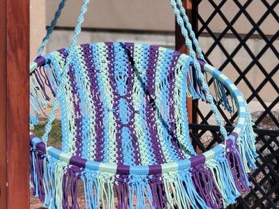 Handmade Macramé Hanging Chair