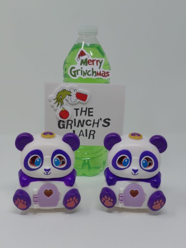 Polly Pocket Flip & Find Panda Compacts - Each with Figure!