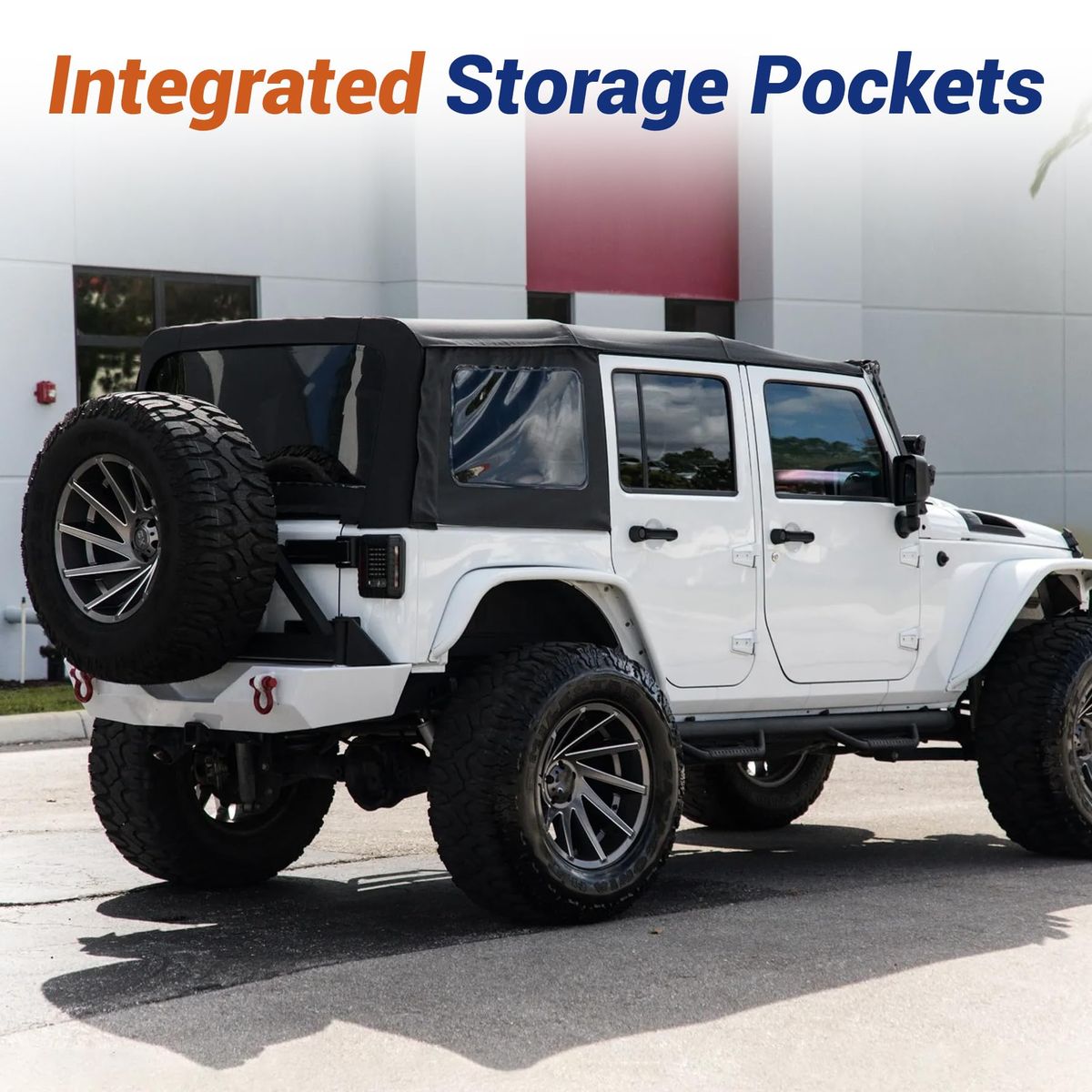 2010–2017 Jeep Wrangler 2-Door Soft Top with Tinted Windows – Open Box