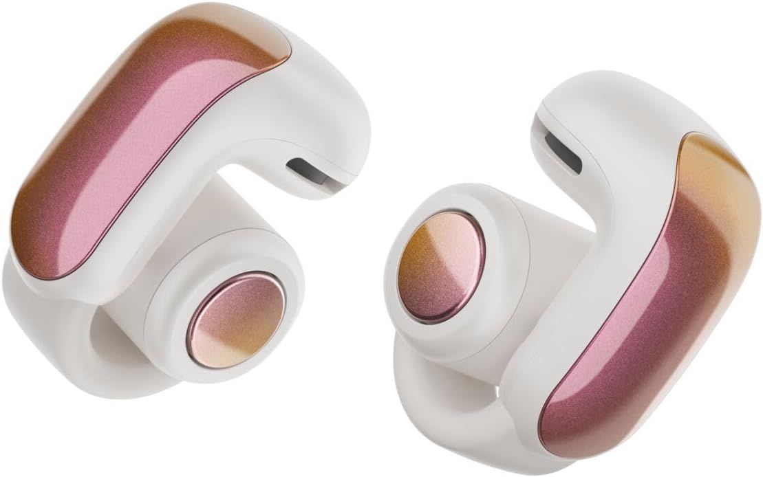 Bose Ultra Open Earbuds – Sunset Iridescence, Wireless Clip-On (New Open Box)