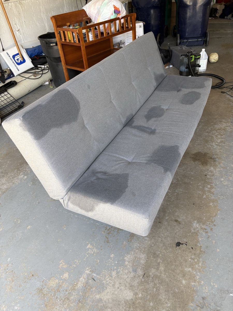 Grey ikea futon, BALKARP
