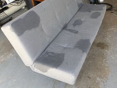 Grey ikea futon, BALKARP
