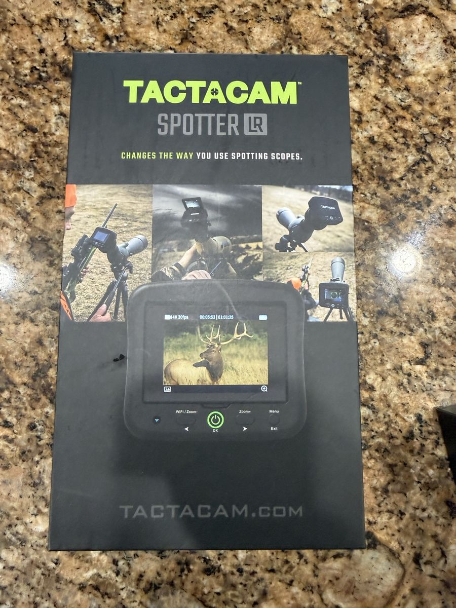 Tactacam Spotter LR Long Range Spotting Scope Camera System with Box and Accessories