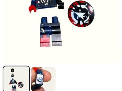 LEGO Marvel Venomized Captain America Minifigure with Shield