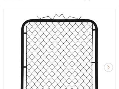 40% LESS THAN HOME DEPOT! BRAND NEW Ever Bilt 42” x 48” black chain-link fencing walk-through gate