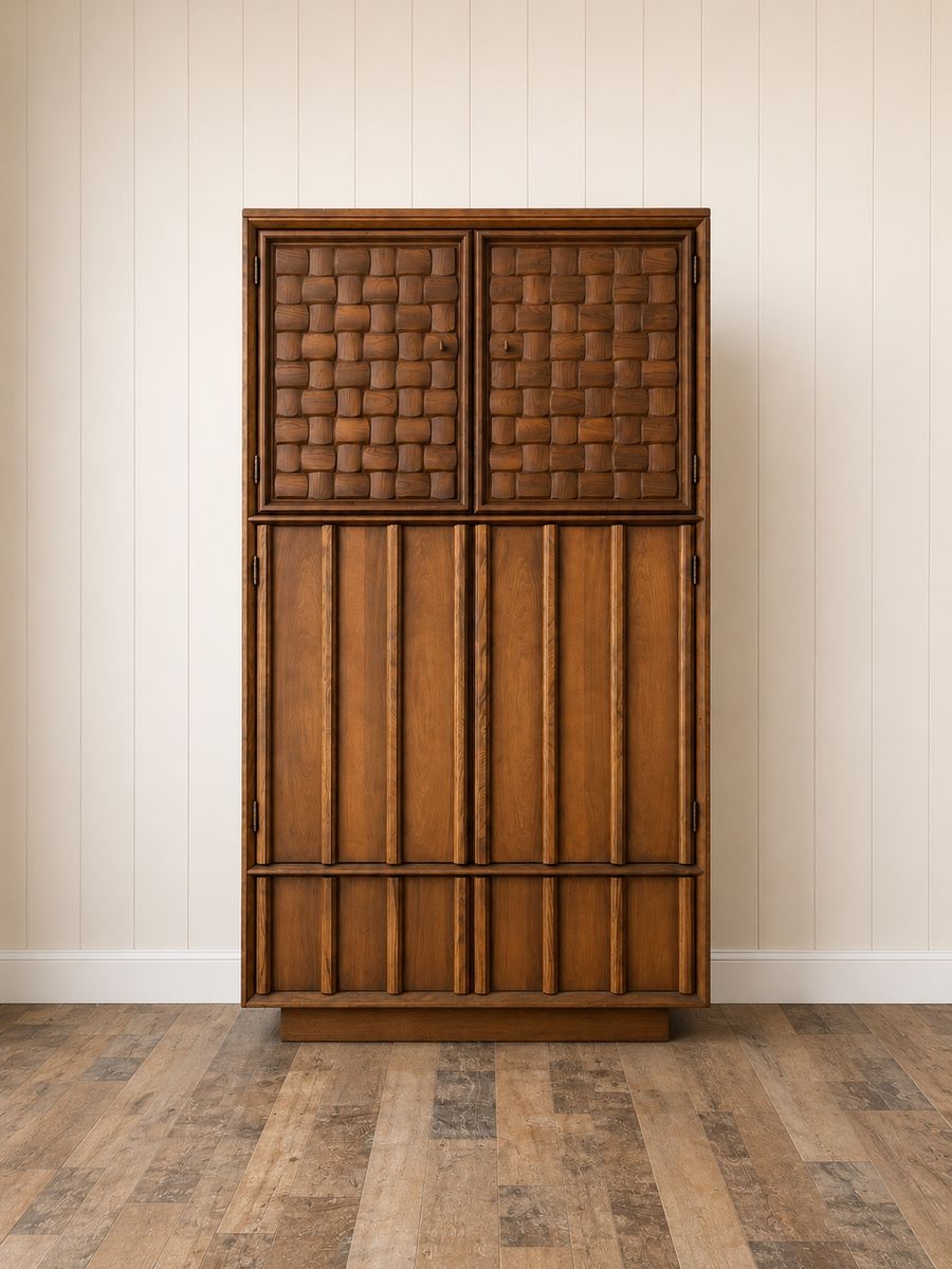 Gorgeous Mid Century Bassett Armoire