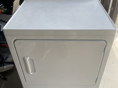 GE White Electric Dryer