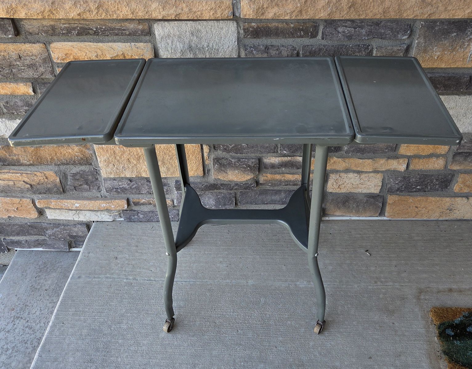 Vintage Industrial Style Typewriter Table