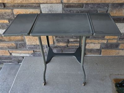 Vintage Industrial Style Typewriter Table