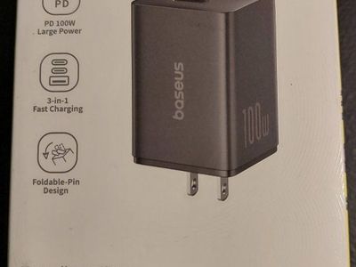 New Wall Charger Power Adapter USB C/A 100W