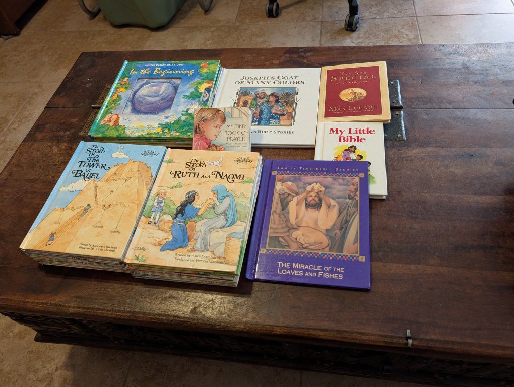 Assorted Children's Bible books