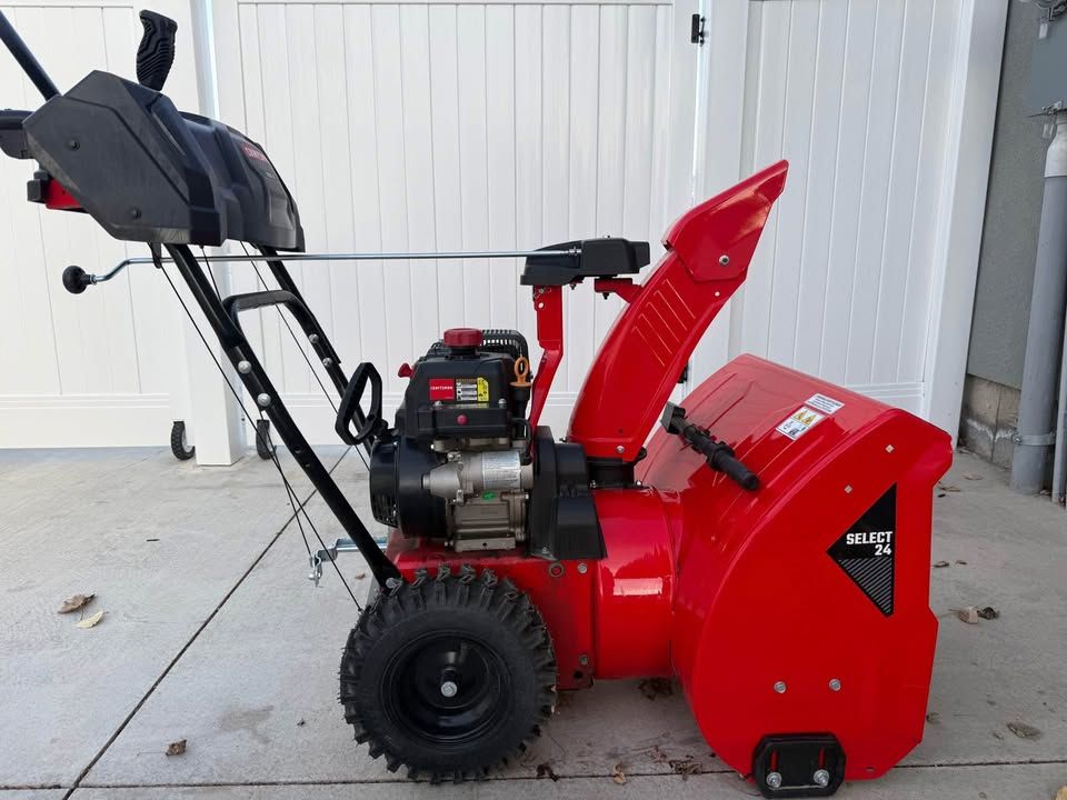 Craftsman 24” 2-Stage Self-Propelled Snow Blower – Used Twice