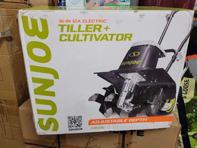 NEW IN BOX Sun Joe 16-Inch 12-Amp Electric Garden Tiller & Cultivator