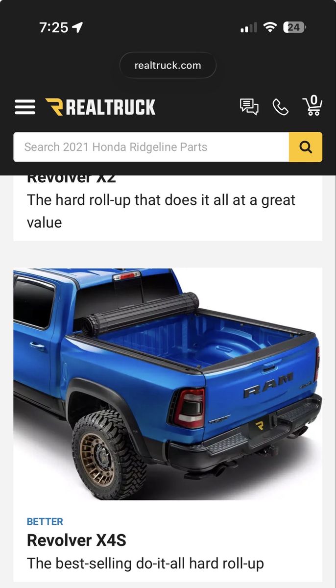 Revolver X4s Hard Roll-Up Ridgeline Tonneau Cover * THE BEST