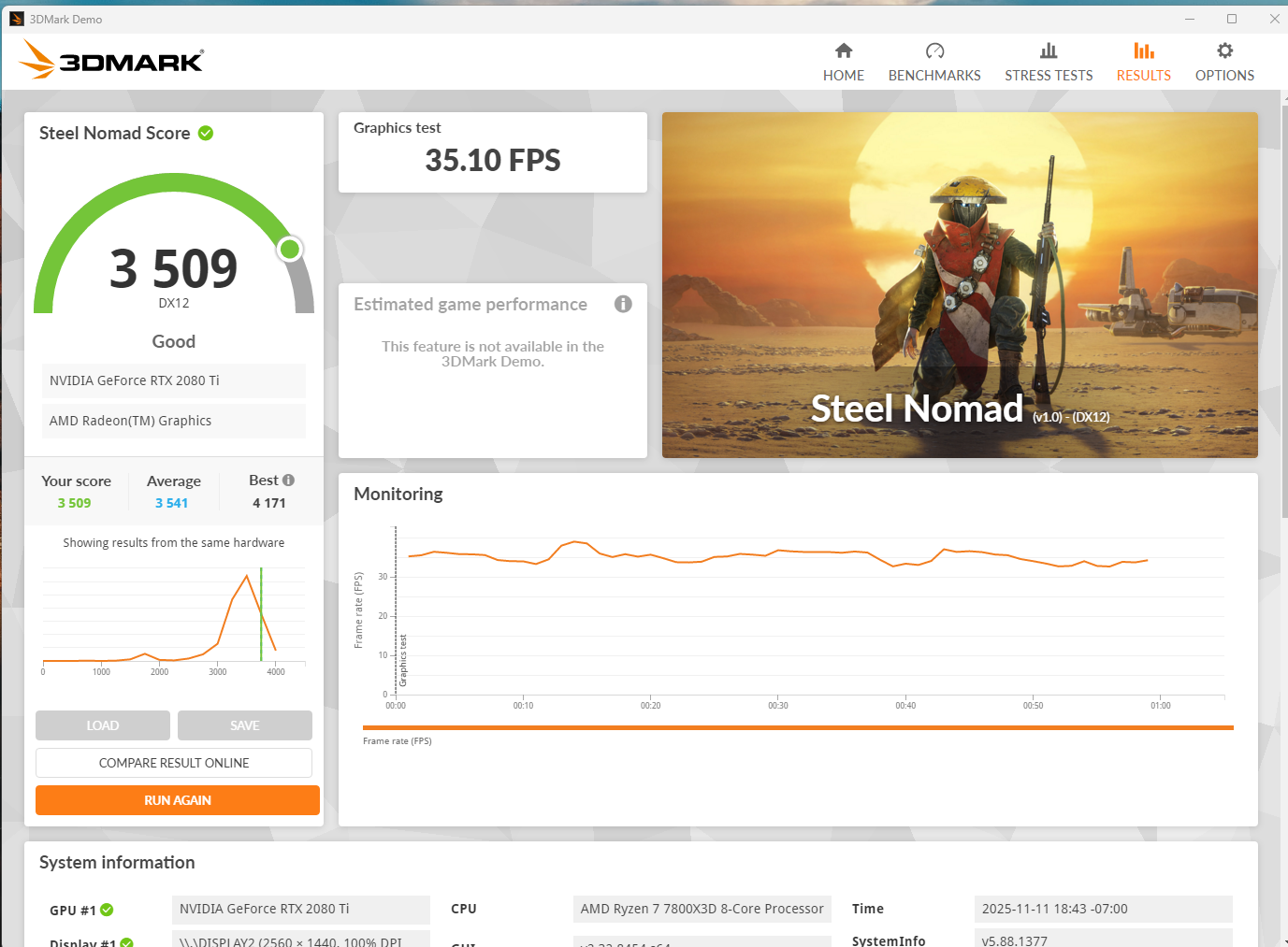 MSI Gigabyte 2080ti Graphics Card