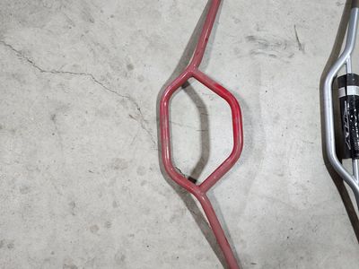 Red Metal Handlebar snowmobile or Push Bar - General Utility Part