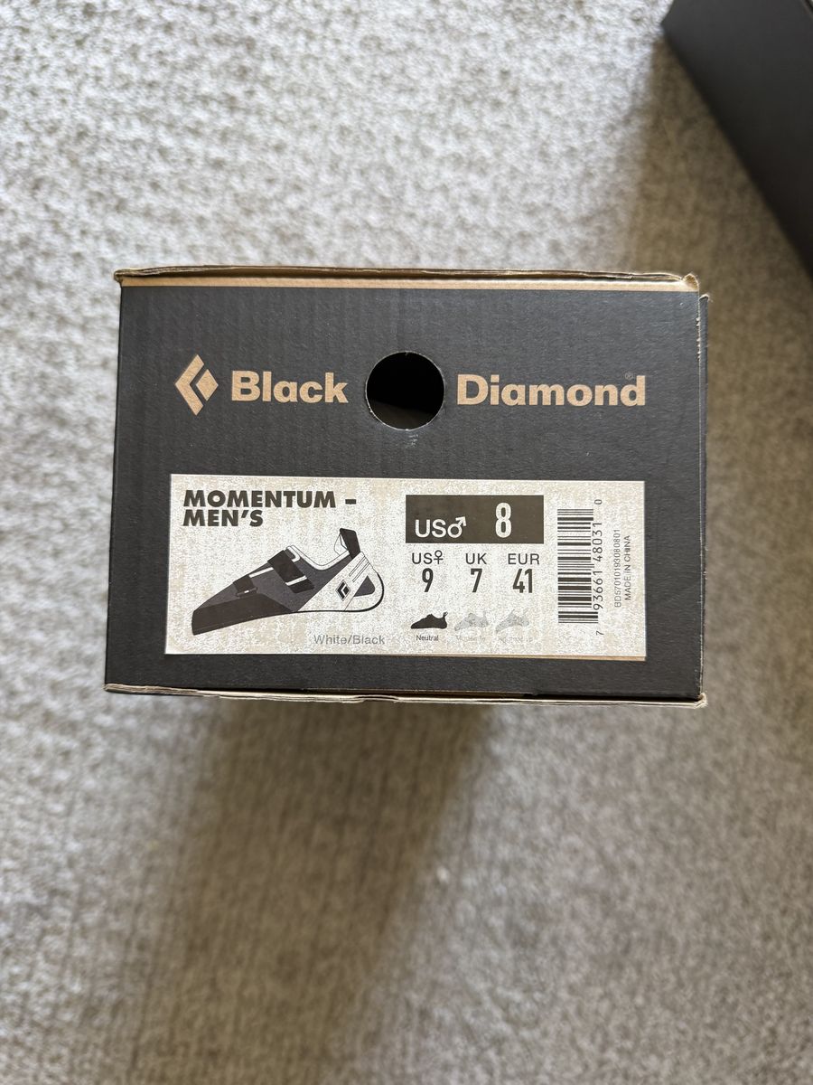 Black diamond climbing shoes - excellent condition