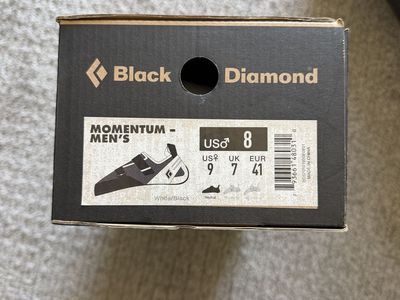 Black diamond climbing shoes - excellent condition