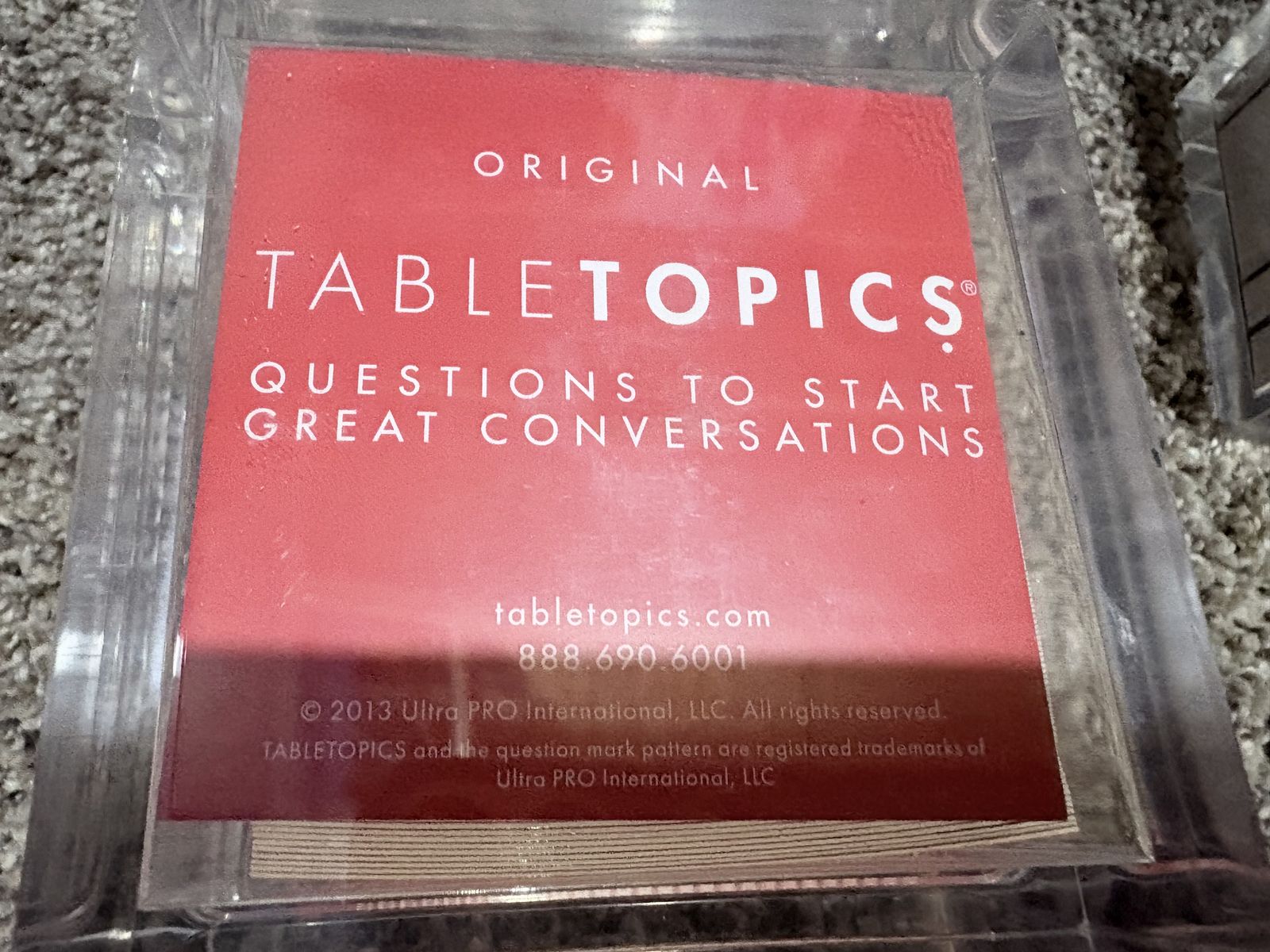 Tabletopics Conversation Cards