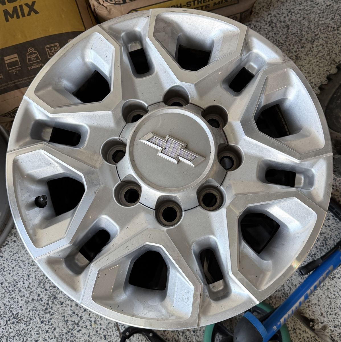 Chevy HD 8x180 18” OE wheels