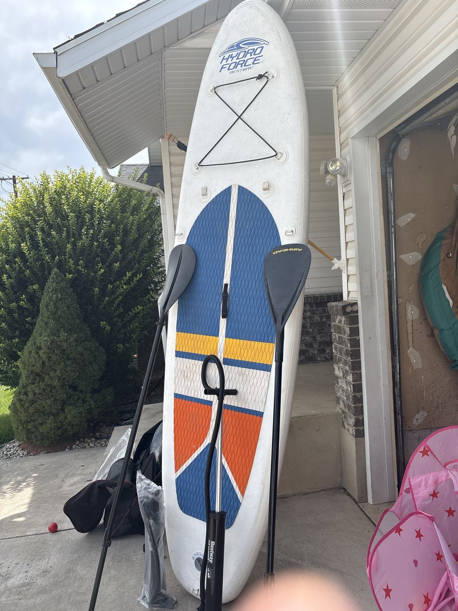Hydro Force Bestway Inflatable Paddle Board with Pump and Paddles