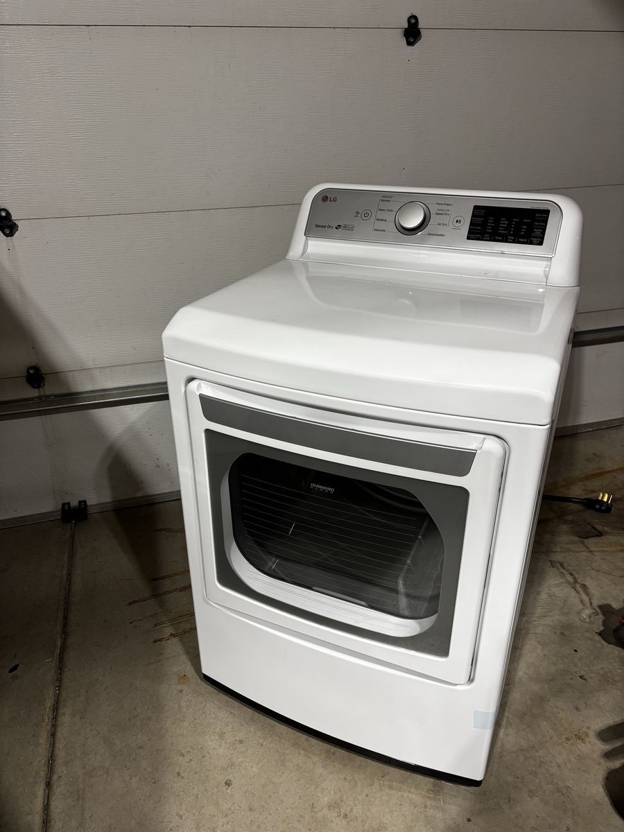 LG DLEX4000W Electric Dryer - White, Sensor Dry, Large Capacity