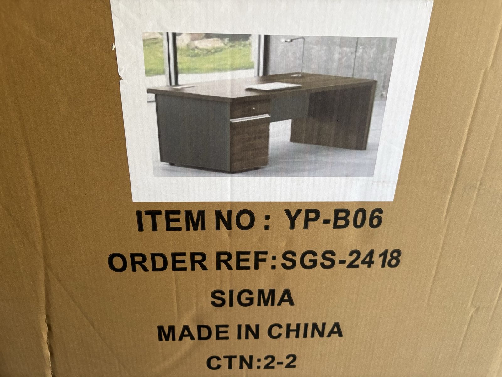 SIGMA Modern Office Executive Desk YP-B06