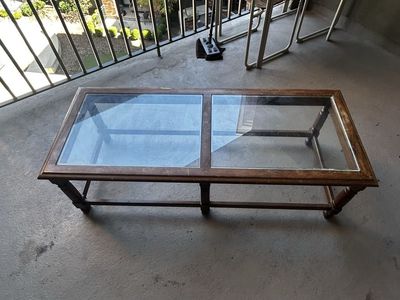 Glass Panel coffee Table