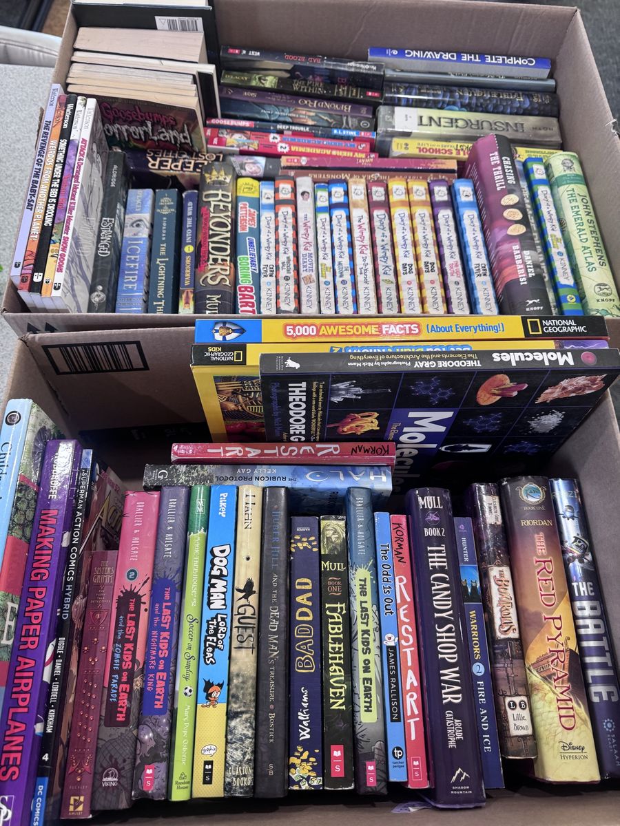 Mixed Book Lot , Kid, Middle School Grade