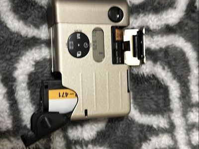 Vintage APS Film Camera - Fujifilm TIARA Silver/Gold Compact Point and Shoot