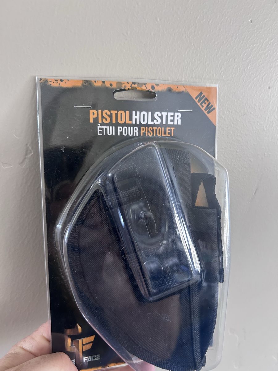New Universal Pistol Holster with CO2 Pouch and Velcro Strap