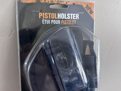 New Universal Pistol Holster with CO2 Pouch and Velcro Strap